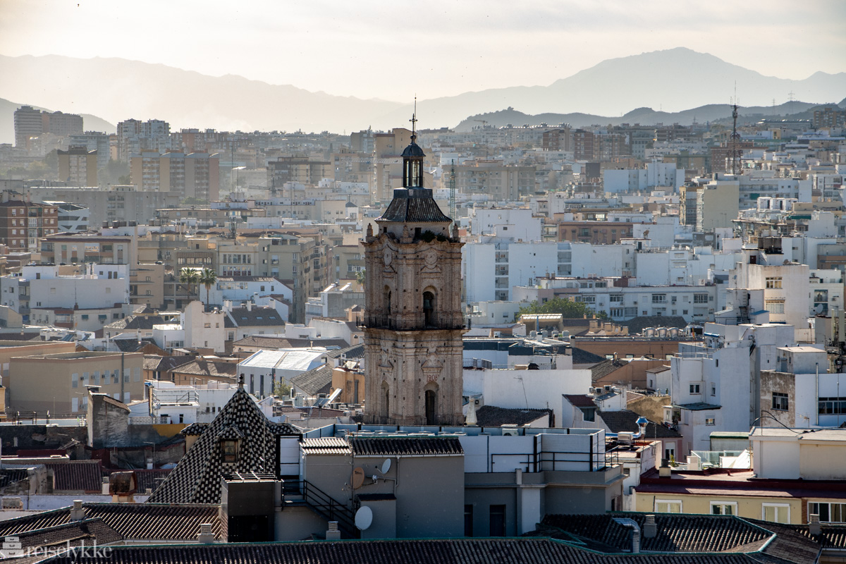 Utsikt over Málaga