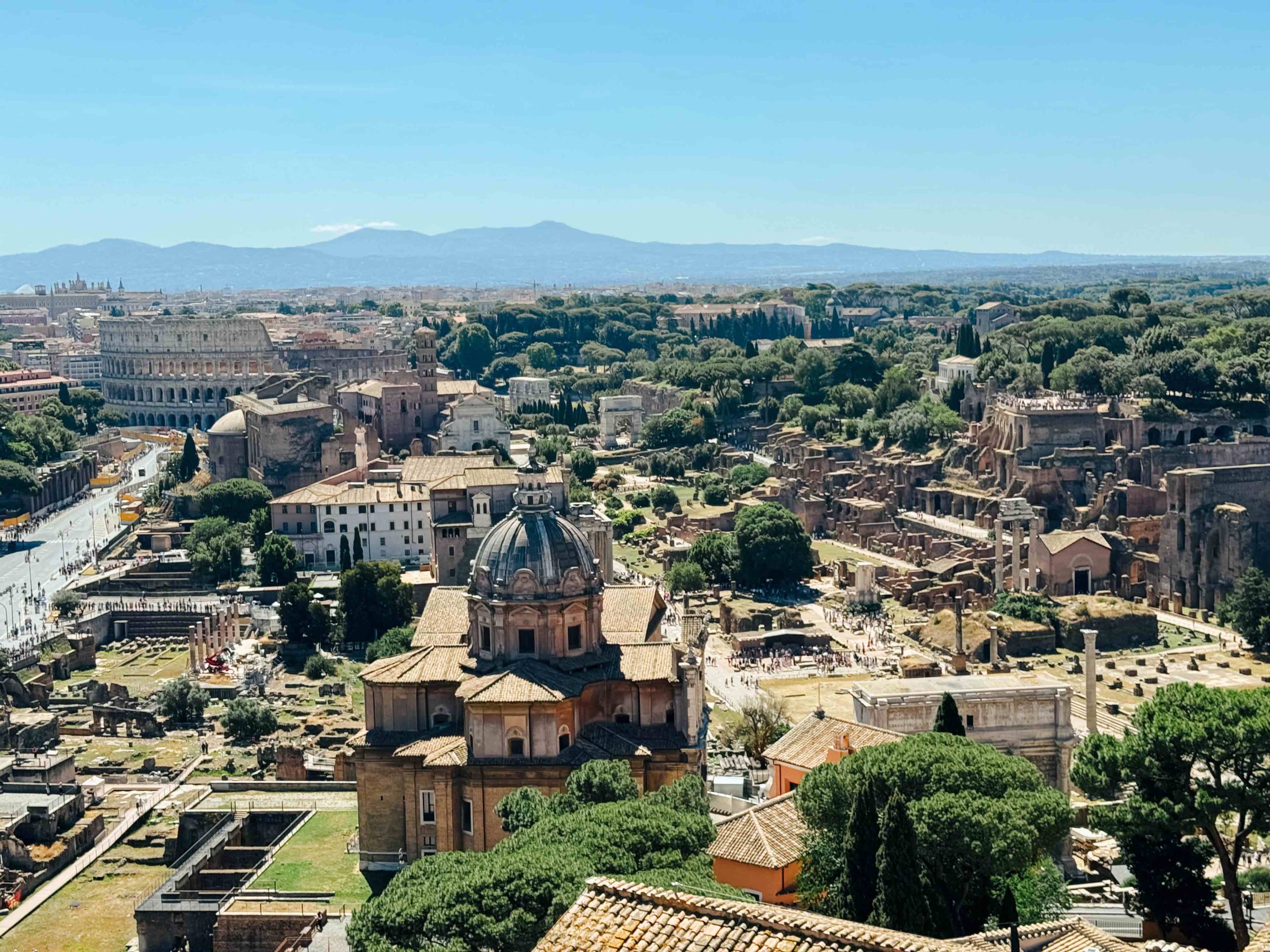 Roma sett fra oven