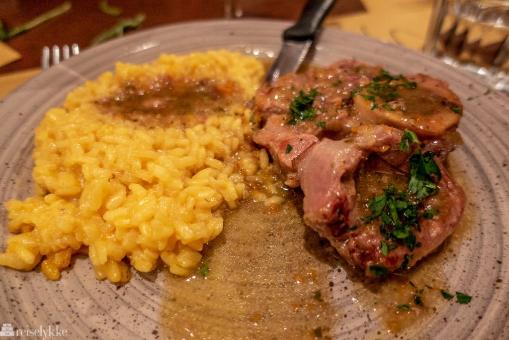 Risotto Milanses og Osso Bocco